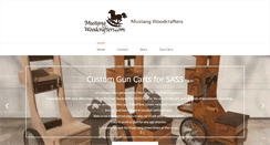 Desktop Screenshot of mustangguncarts.com